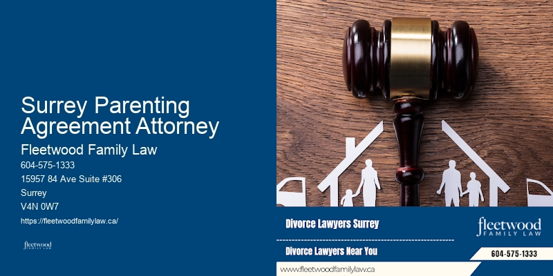 Surrey Parenting Agreement Attorney