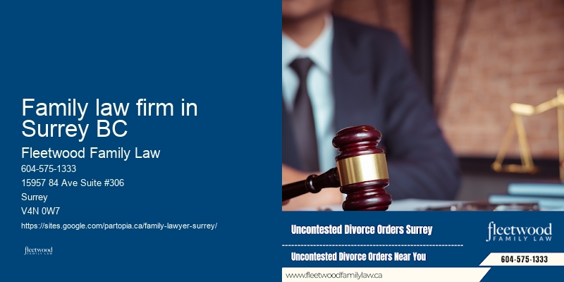 Family law firm in Surrey BC