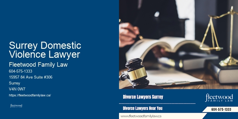 Trusted Family Law Assistance In Surrey Domestic Violence Lawyer