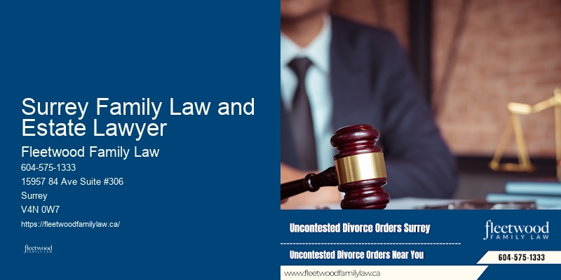 Surrey Family Law and Estate Lawyer