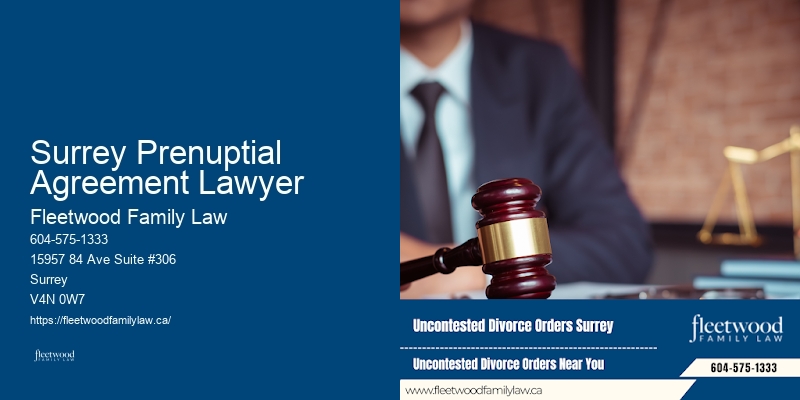 Surrey Prenuptial Agreement Lawyer