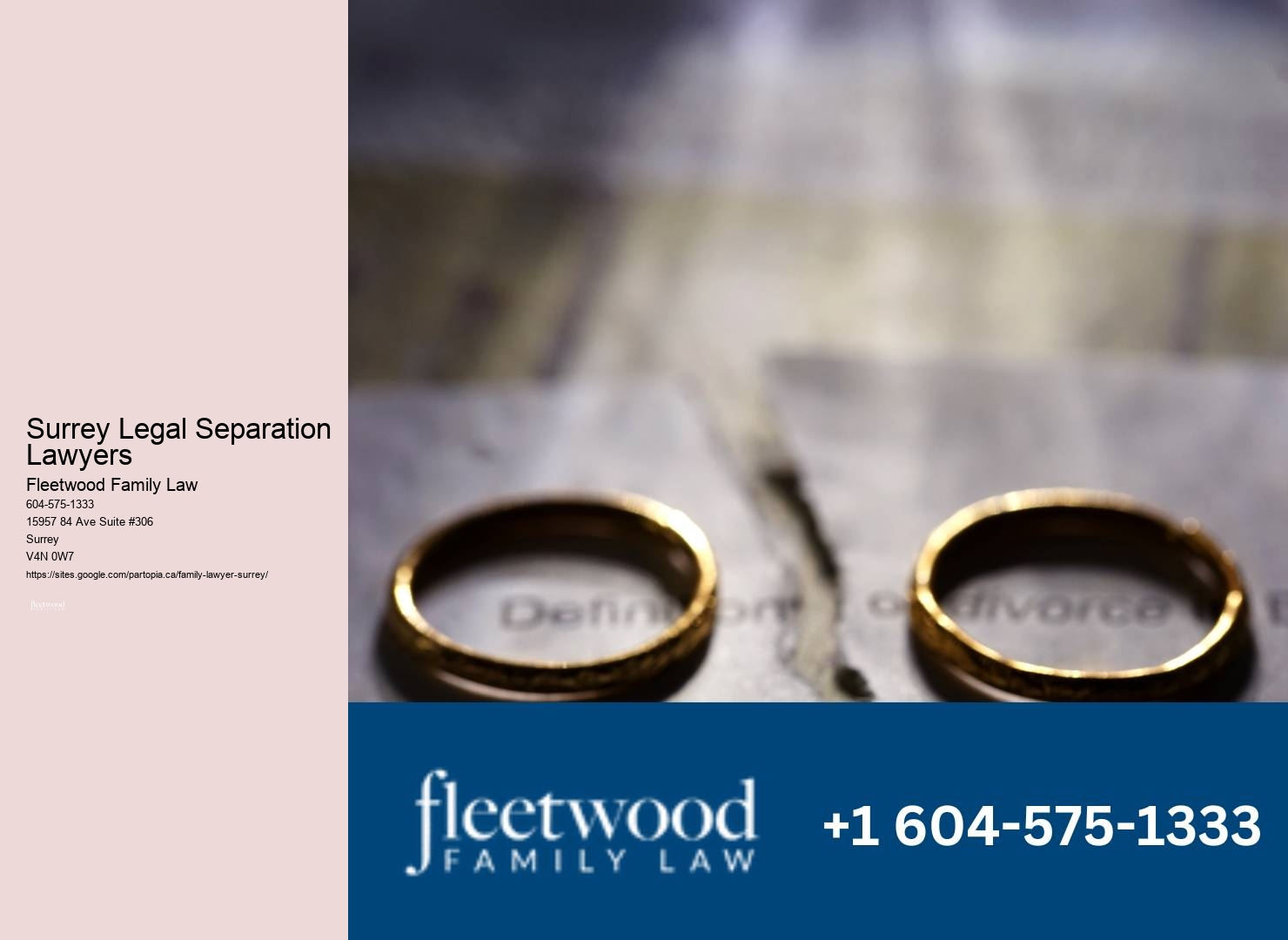 Surrey Legal Separation Lawyers Divorce Settlement Lawyers