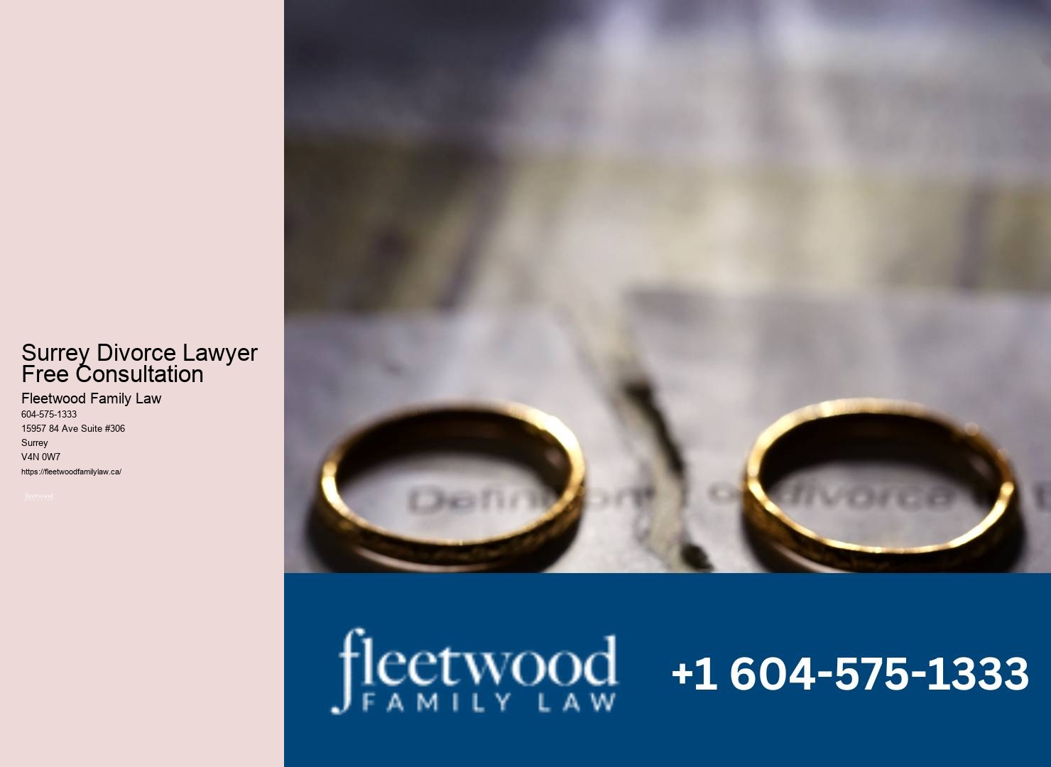 Surrey Divorce Lawyer Free Consultation Child Custody Expert