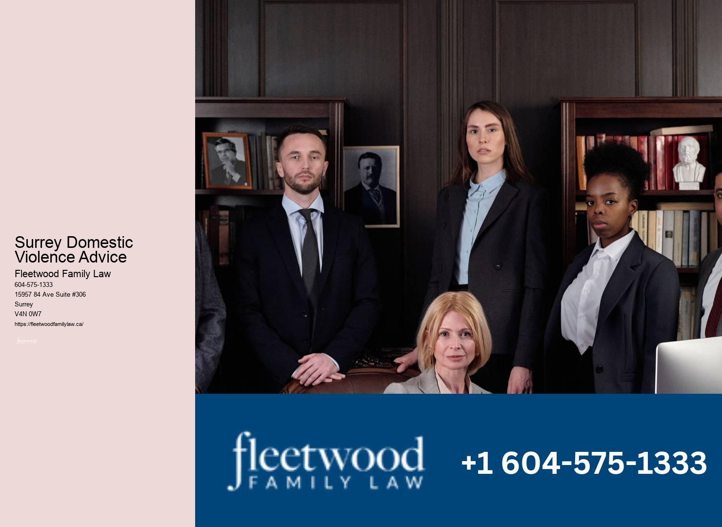Family Law Litigation Surrey Domestic Violence Advice
