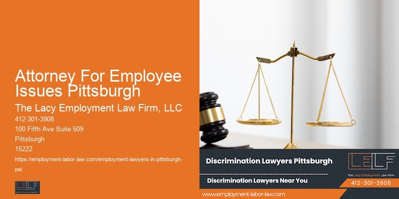 Employee Rights Lawyer Consultation Attorney For Employee Issues Pittsburgh