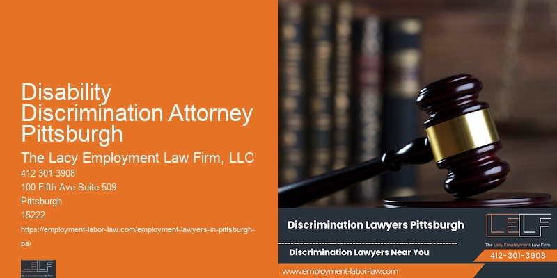 Affordable Employee Rights Protection Disability Discrimination Attorney Pittsburgh