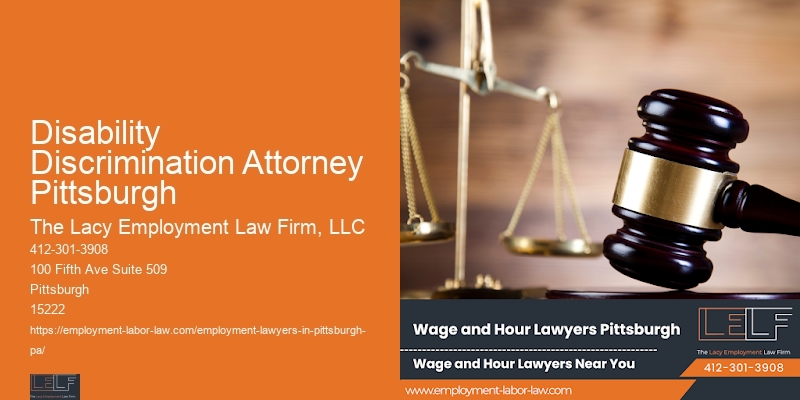 Disability Discrimination Attorney Pittsburgh Employee Law Consultation