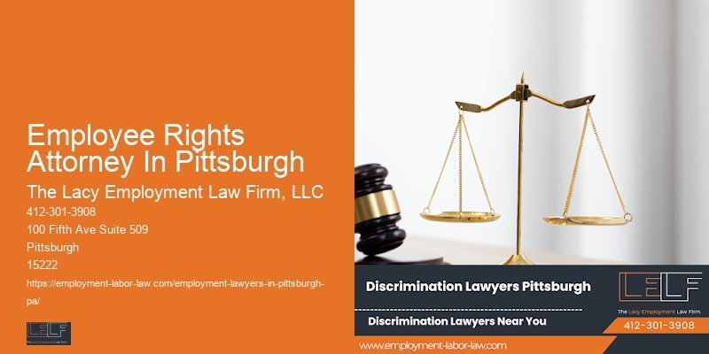 Workplace Discrimination Legal Help Employee Rights Attorney In Pittsburgh
