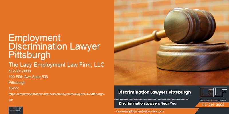 Workplace Legal Help Employment Discrimination Lawyer Pittsburgh Pa