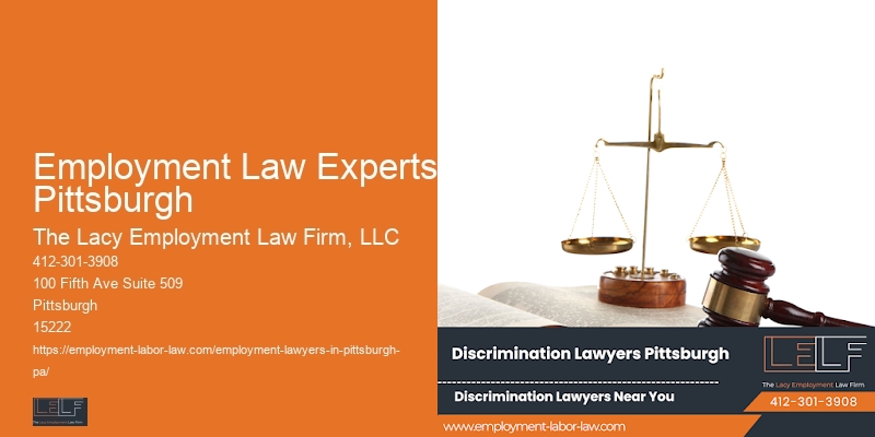 Employment Law Experts Pittsburgh Workplace Lawsuit Attorney