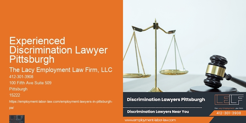 Employment Law Advocate Experienced Discrimination Lawyer Pittsburgh