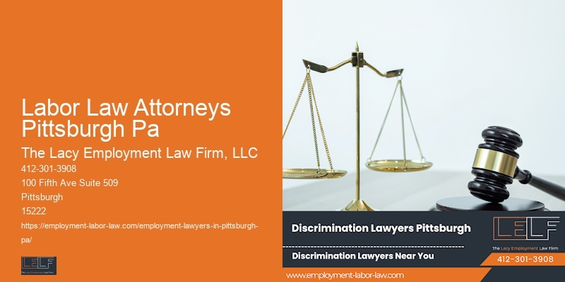 Labor Law Attorneys Pittsburgh Pa Workplace Discrimination Consultation