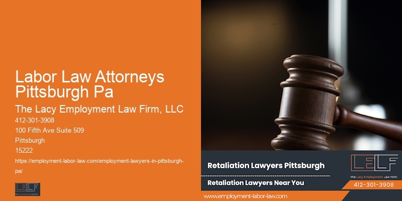 North Shore Employment Rights Lawyer Labor Law Attorneys Pittsburgh Pa