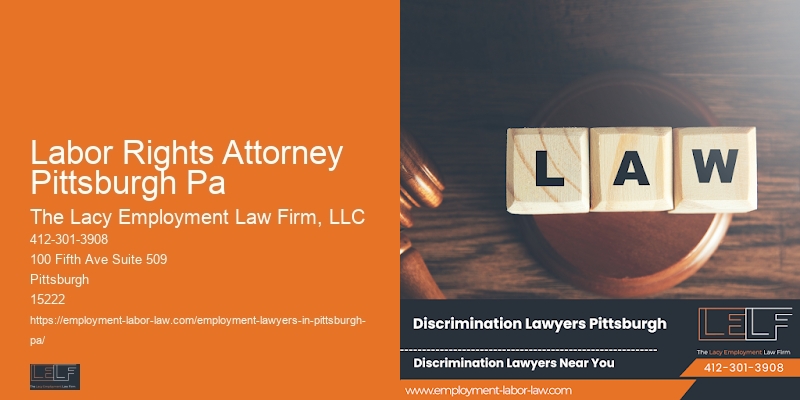 Employee Legal Services Labor Rights Attorney Pittsburgh Pa