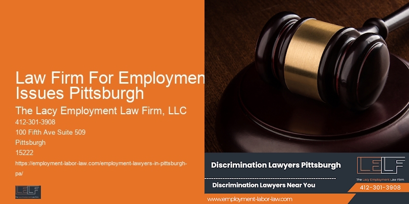 Law Firm For Employment Issues Pittsburgh