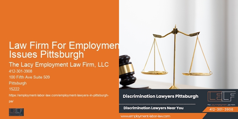 Law Firm For Employment Issues Pittsburgh Employment Contract Attorney