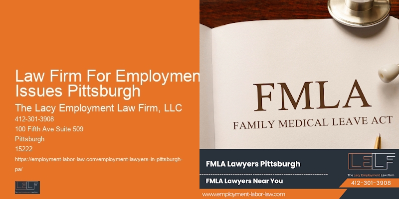 Law Firm For Employment Issues Pittsburgh Workplace Lawsuit Services