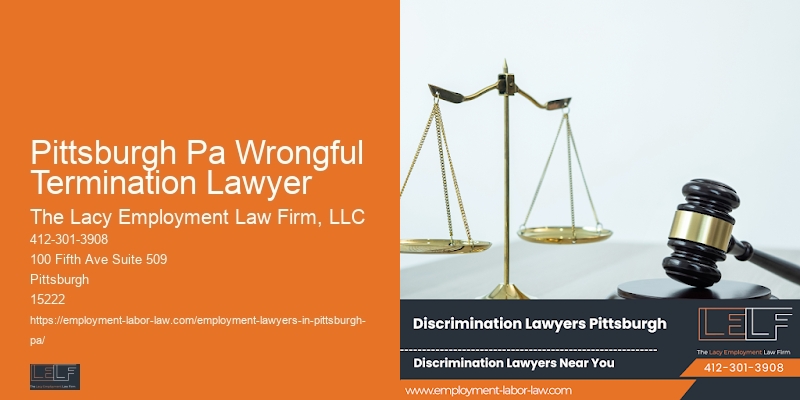 Labor Attorney Near Me Pittsburgh Pa Wrongful Termination Lawyer
