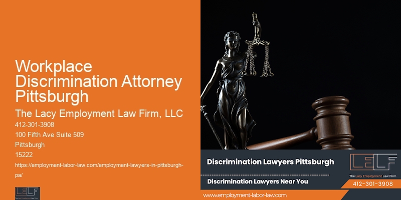 Workplace Legal Services Workplace Discrimination Attorney Pittsburgh
