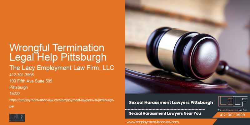Wrongful Termination Legal Help Pittsburgh