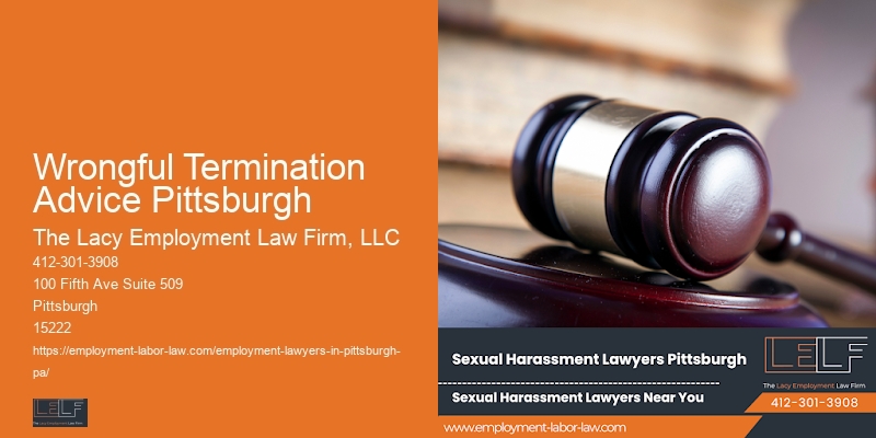 Wrongful Termination Advice Pittsburgh