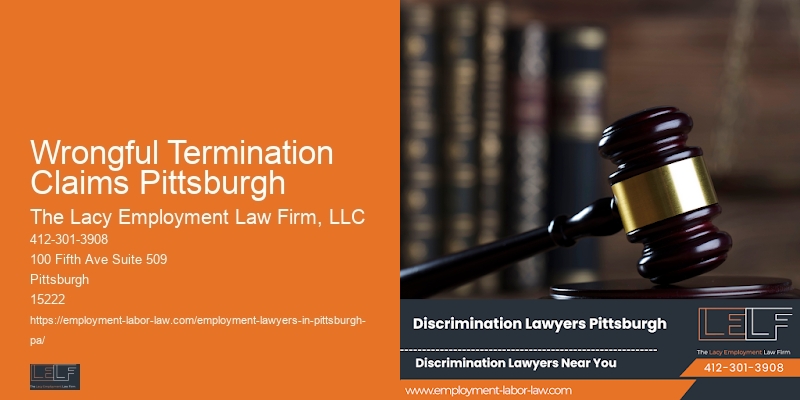 Labor Lawyer For Employees Wrongful Termination Claims Pittsburgh