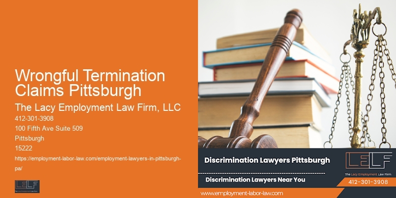 Wrongful Termination Claims Pittsburgh Employee Contract Attorney