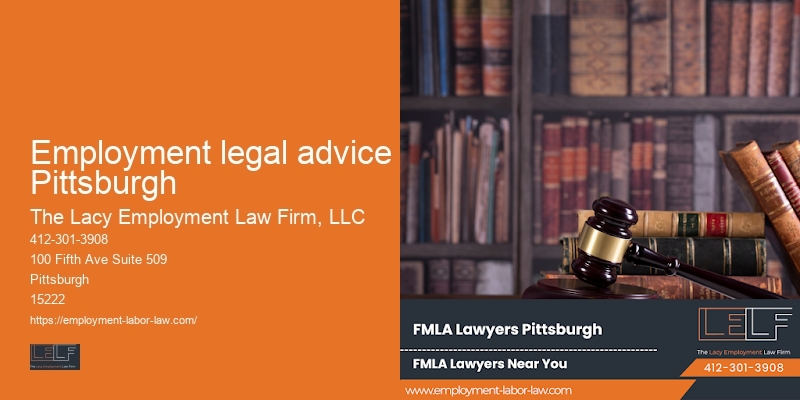 Employment law claims consultation Employment legal advice Pittsburgh