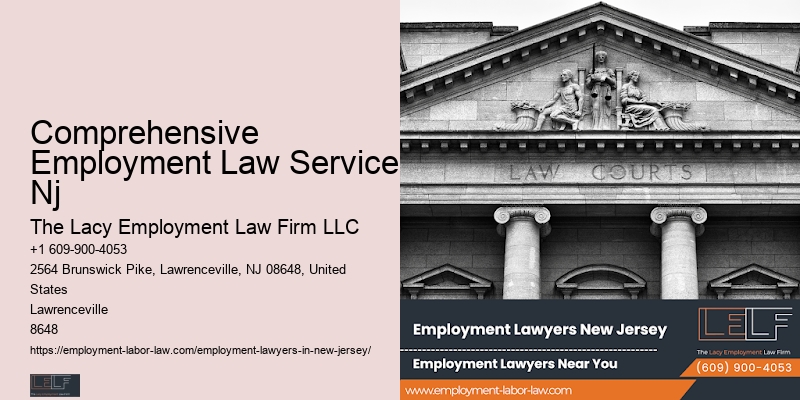Comprehensive Employment Law Services Nj