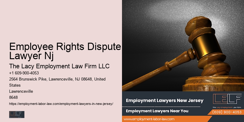 Free Consultation Employee Rights Lawyer Nj