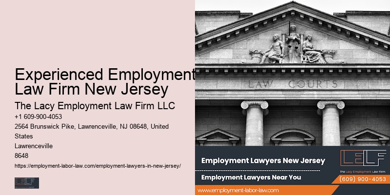 Experienced Employment Law Firm New Jersey