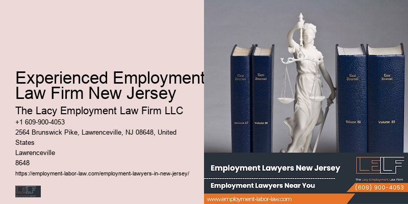 Workplace Law Specialist Experienced Employment Law Firm New Jersey