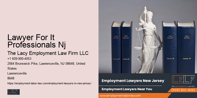 Lawyer For It Professionals Nj Wrongful Termination Legal Help