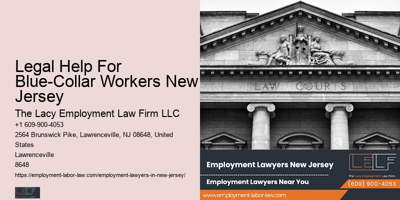 Legal Help For Blue-Collar Workers New Jersey