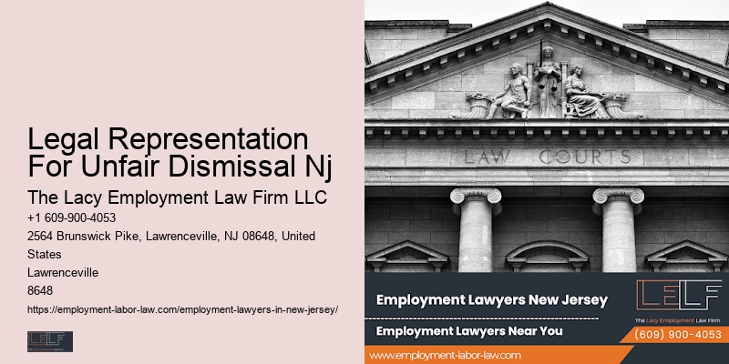 Legal Representation For Unfair Dismissal Nj