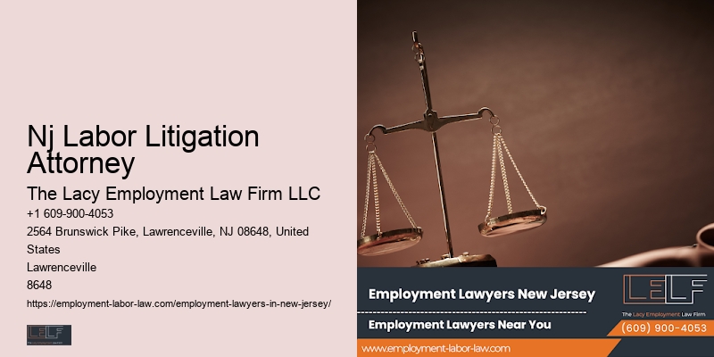 Employment Dispute Lawyer Nj Labor Litigation Attorney
