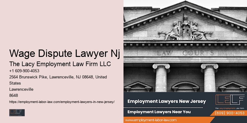 Wage Dispute Lawyer Nj