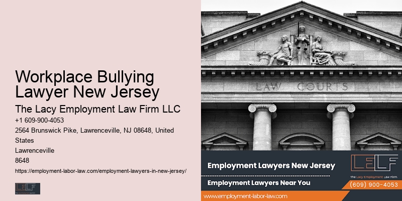 Workplace Bullying Lawyer New Jersey