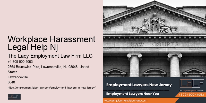Workplace Harassment Legal Help Nj