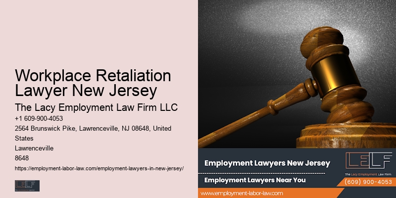 Best Employee Dispute Lawyer Workplace Retaliation Lawyer New Jersey
