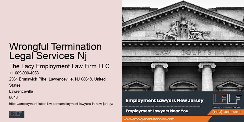 Wrongful Termination Legal Services Nj