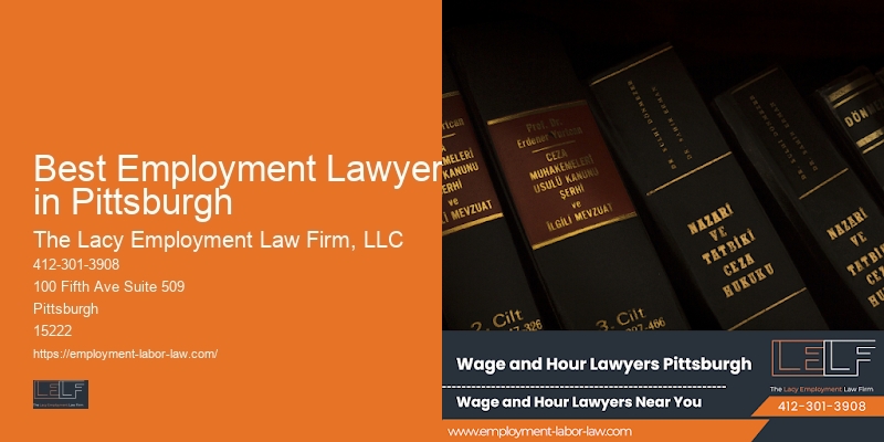 Gender discrimination legal advisor Best Employment Lawyers in Pittsburgh