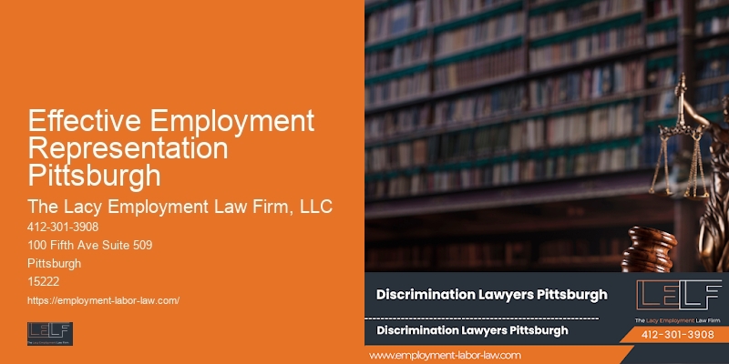 Employee rights attorney near me Effective Employment Representation Pittsburgh