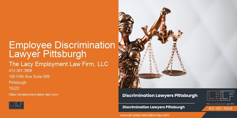 Employment law firm Employee Discrimination Lawyer Pittsburgh PA