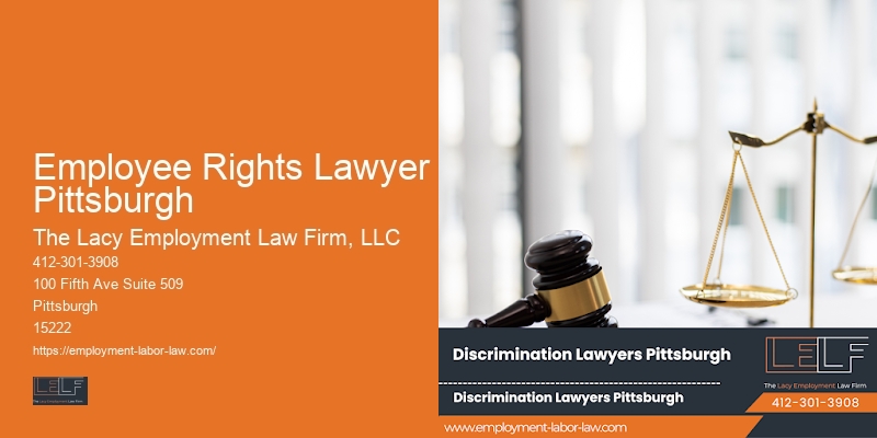 Employee Rights Lawyer Pittsburgh employment law firm