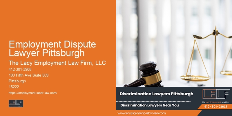 Employment Dispute Lawyer Pittsburgh Employment Law Defense Attorney