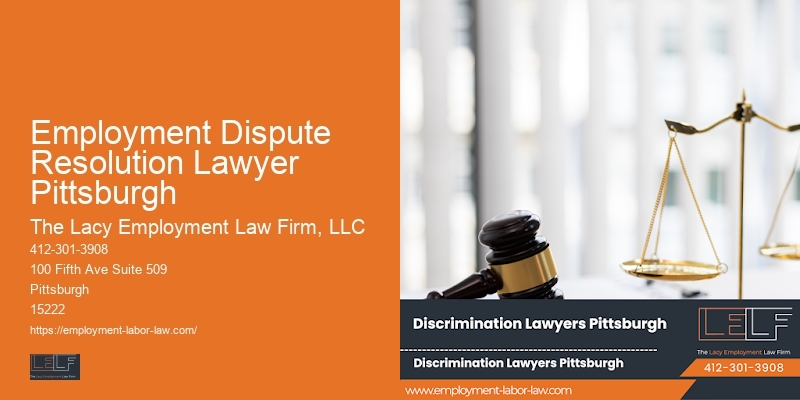 Employment Dispute Resolution Lawyer Pittsburgh Disability Rights Lawyers