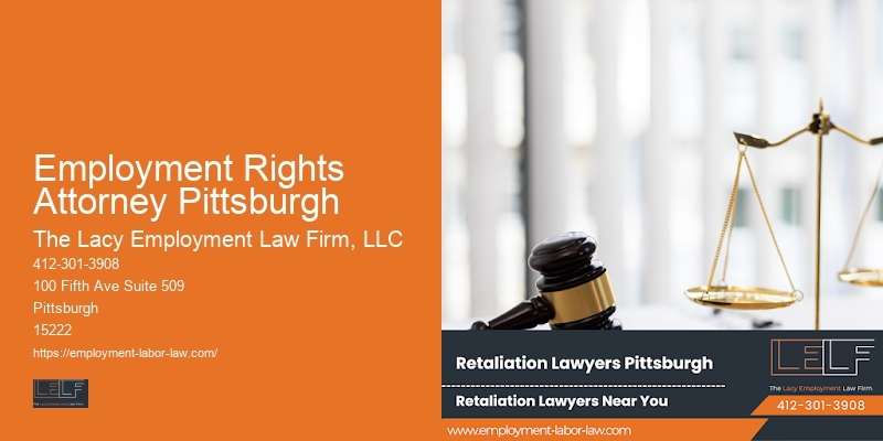 Advocate for Workplace Protection in Employment Rights Attorney Pittsburgh