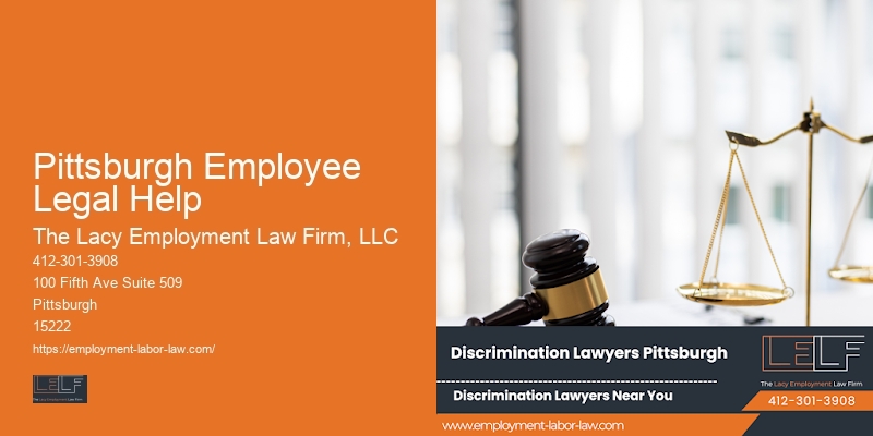 Employment dispute attorney Pittsburgh Employee Legal Help PA