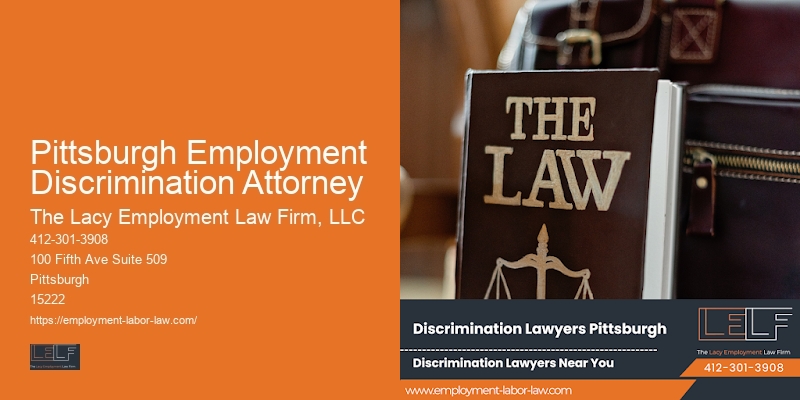Attorney for Workplace Injustice Claims in Pittsburgh Employment Discrimination Attorney